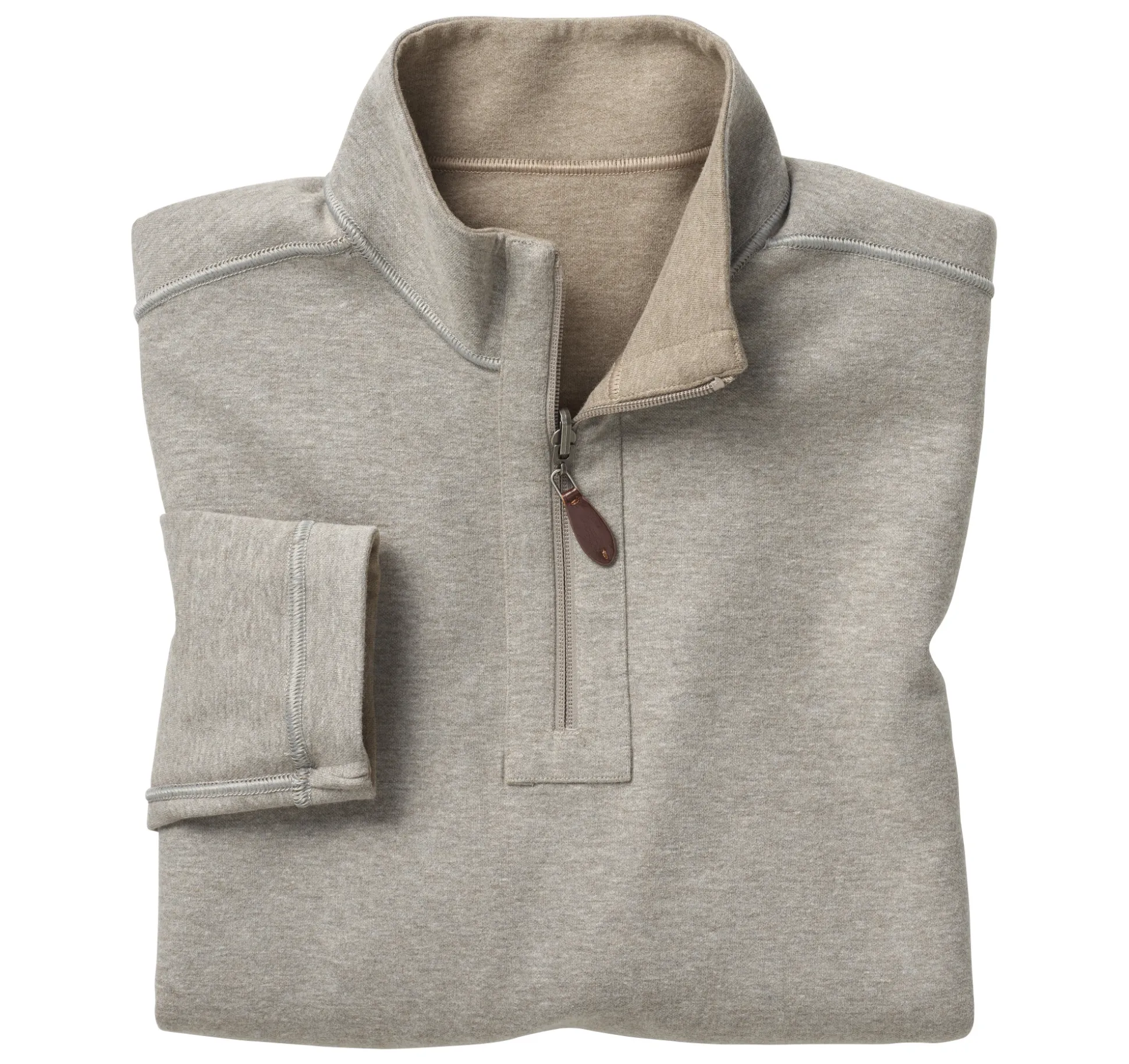 Reversible Solid Quarter-Zip