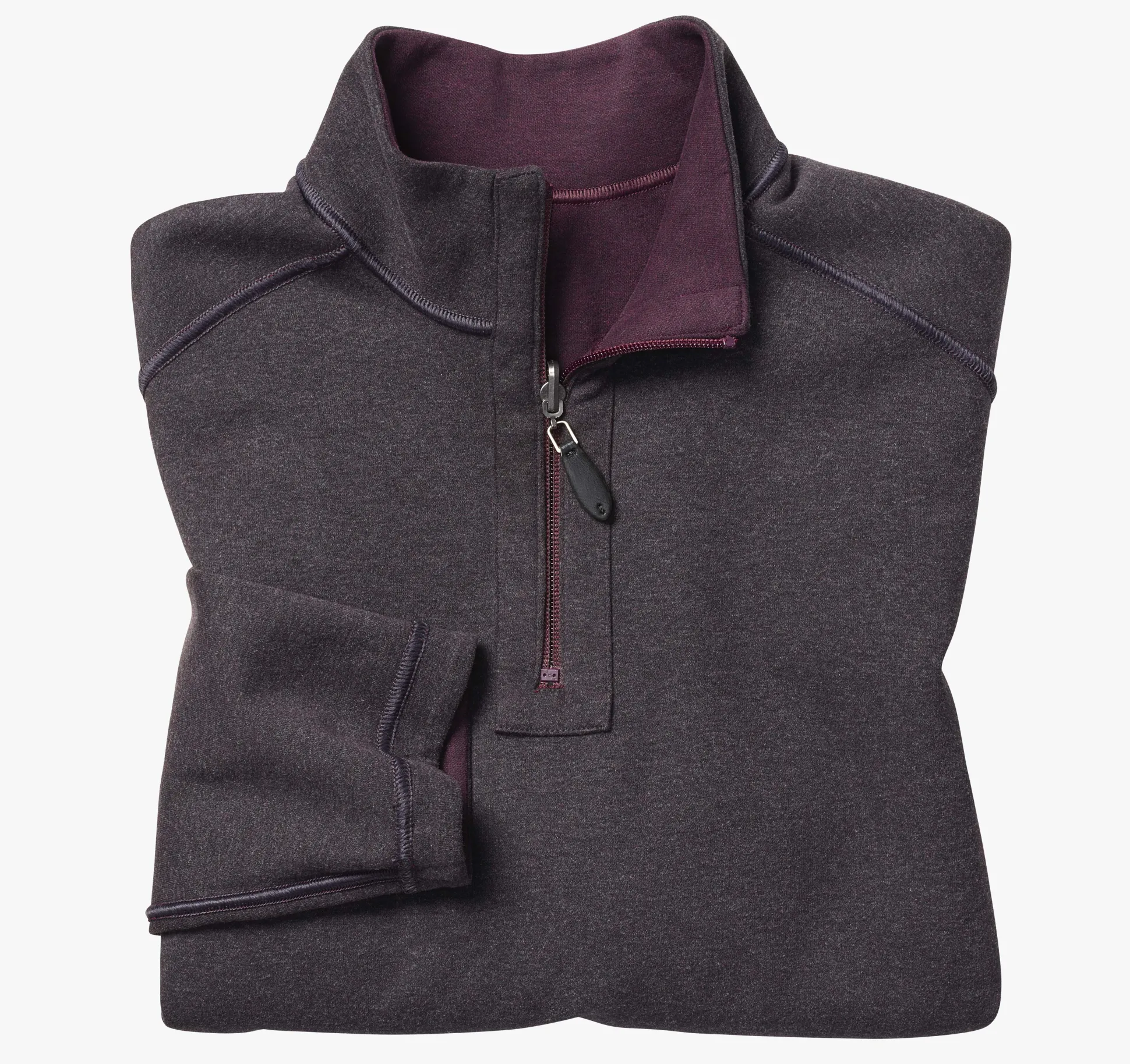 Reversible Solid Quarter-Zip