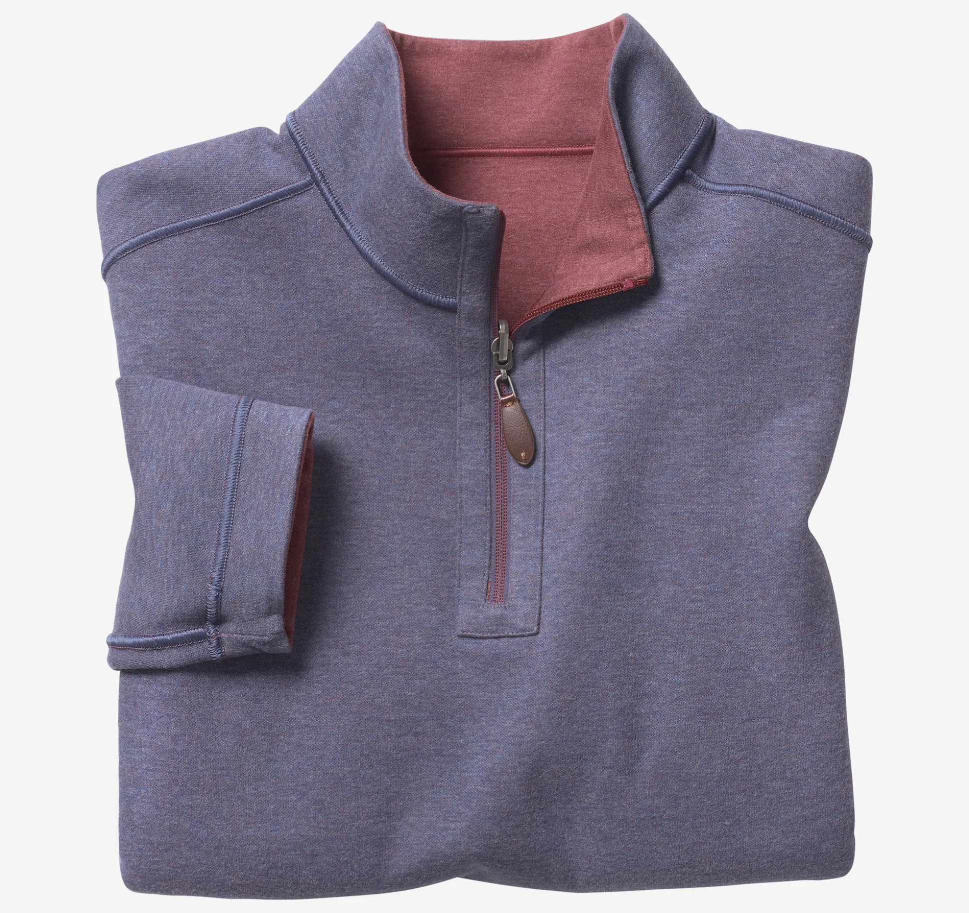 Reversible Solid Quarter-Zip