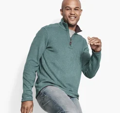 Reversible Solid Quarter-Zip