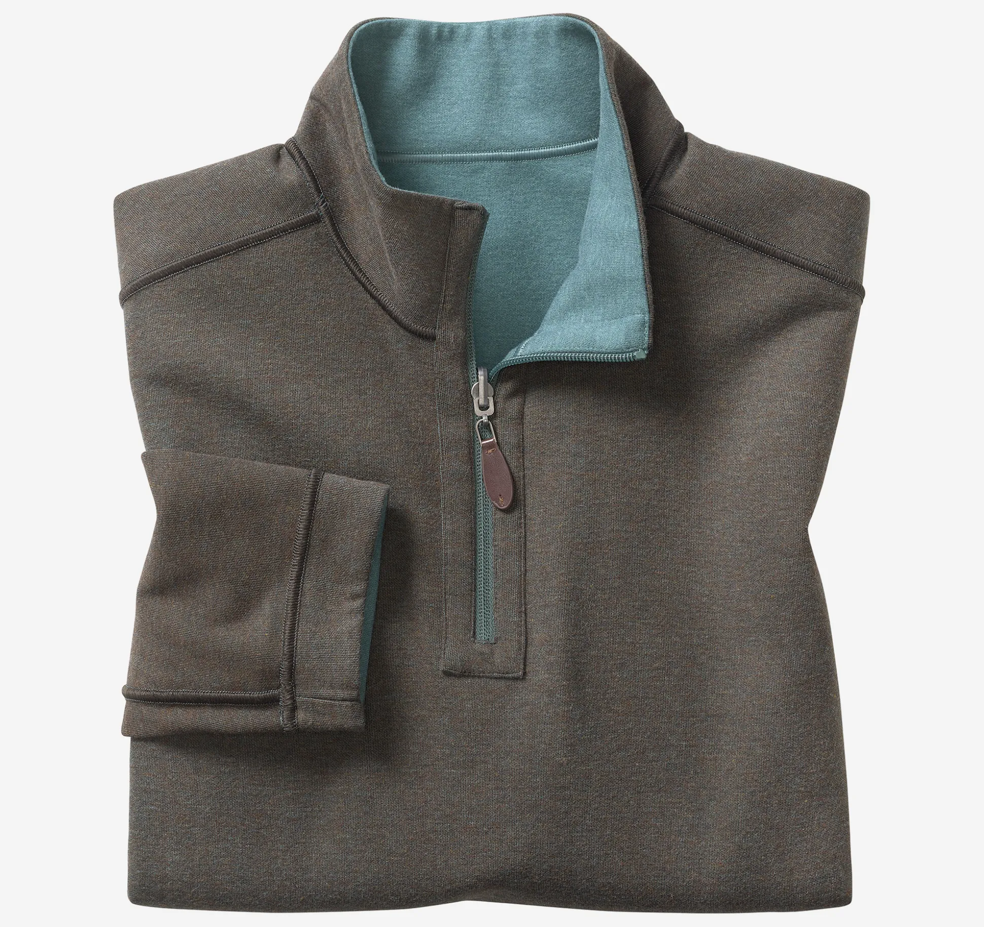 Reversible Solid Quarter-Zip