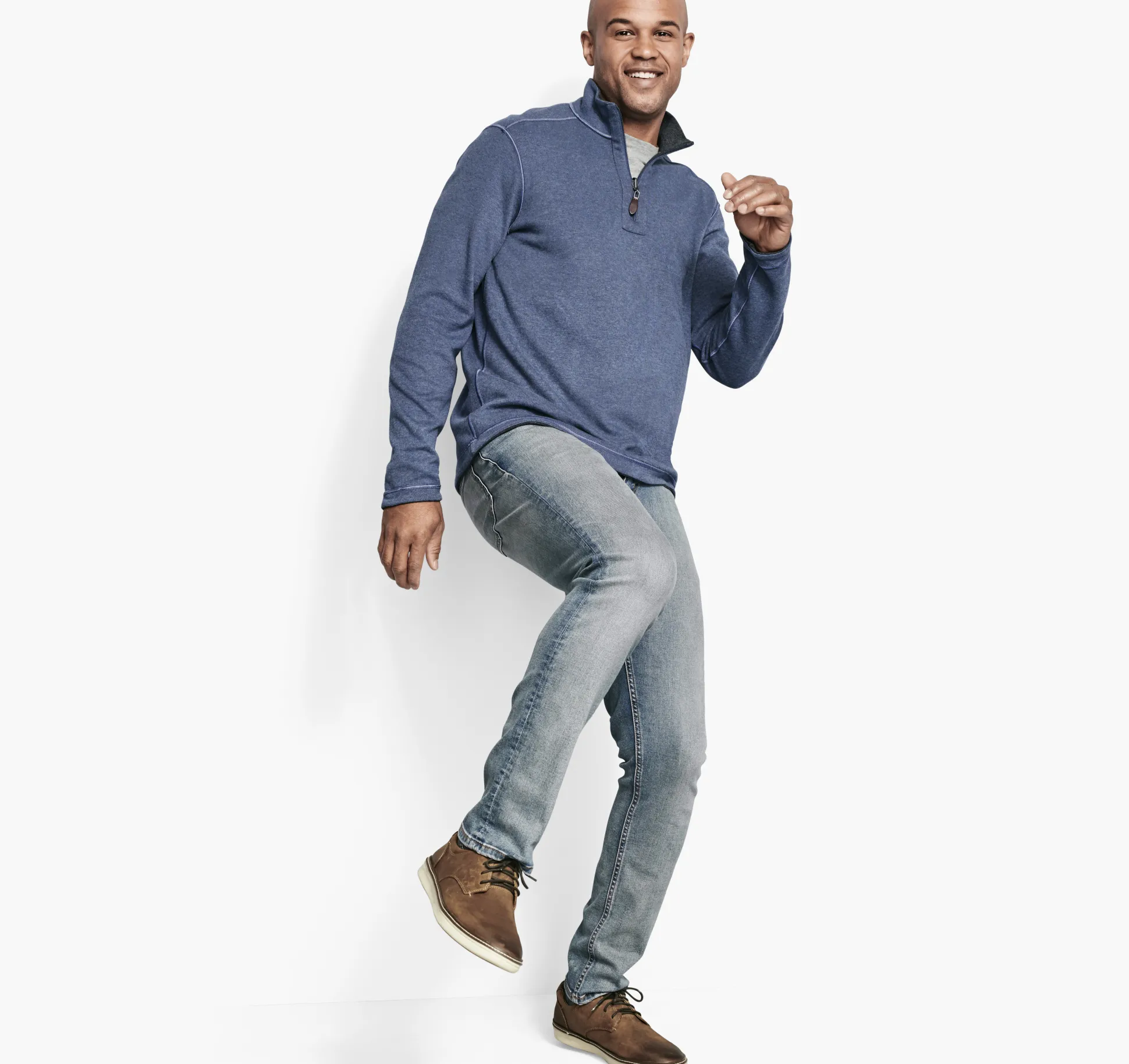 Reversible Solid Quarter-Zip