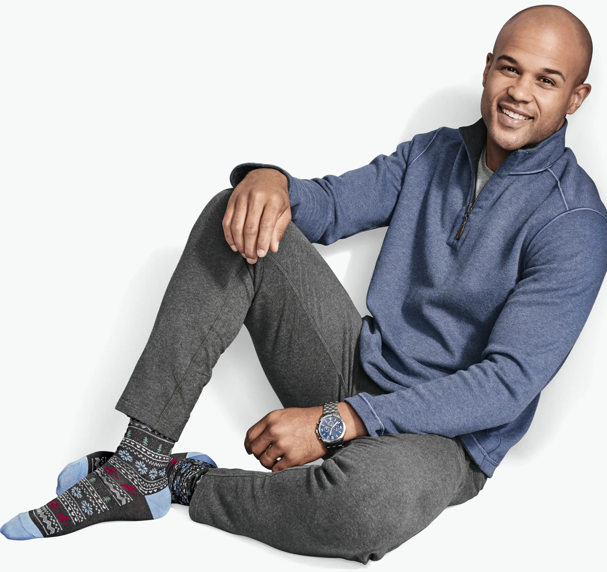 Reversible Solid Quarter-Zip