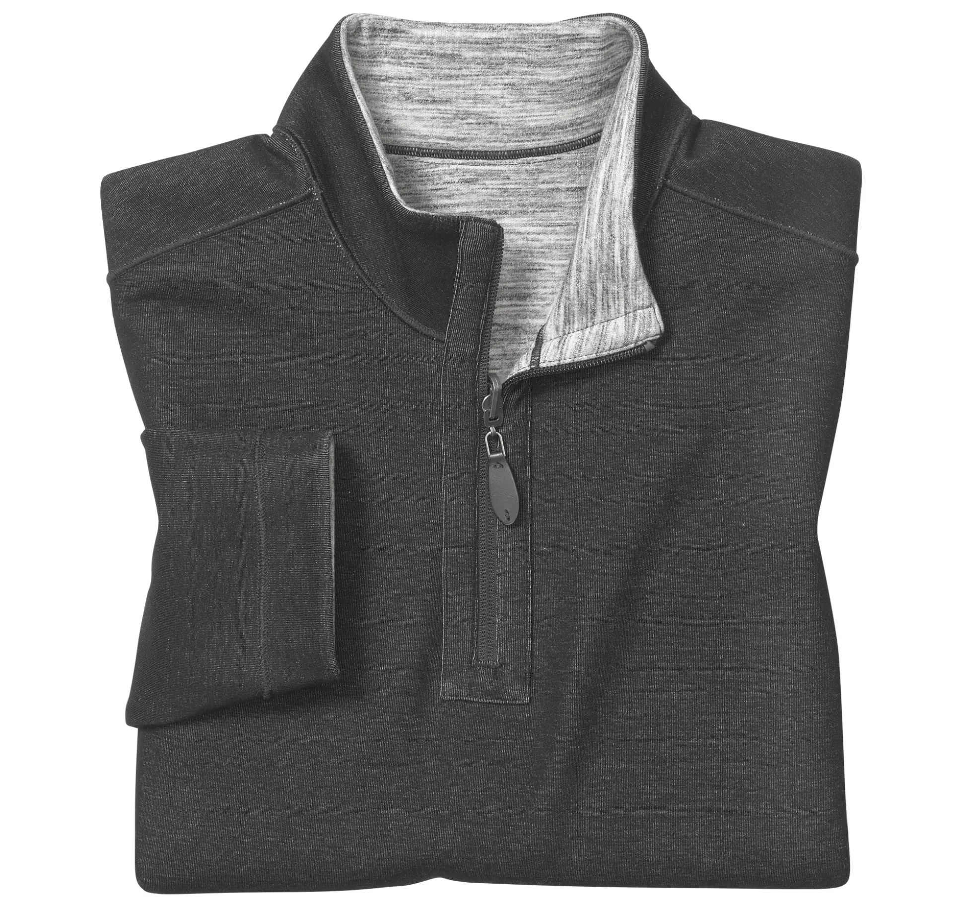Reversible Space-Dyed Quarter-Zip