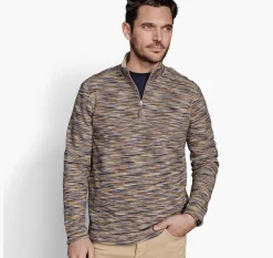 Reversible Space-Dyed Quarter-Zip