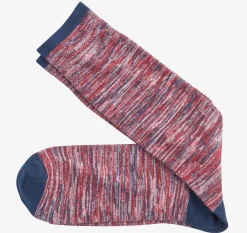 Space Dye Colorblock Socks