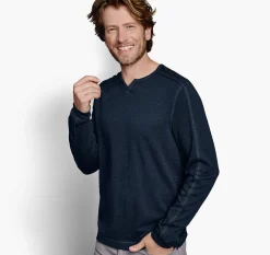 Split-Neck Pullover