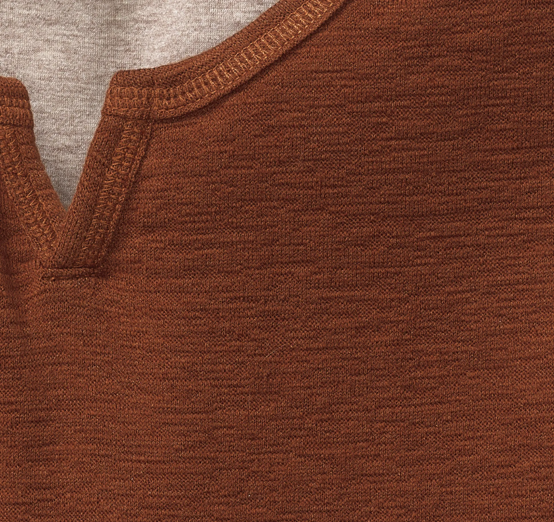 Split-Neck Pullover