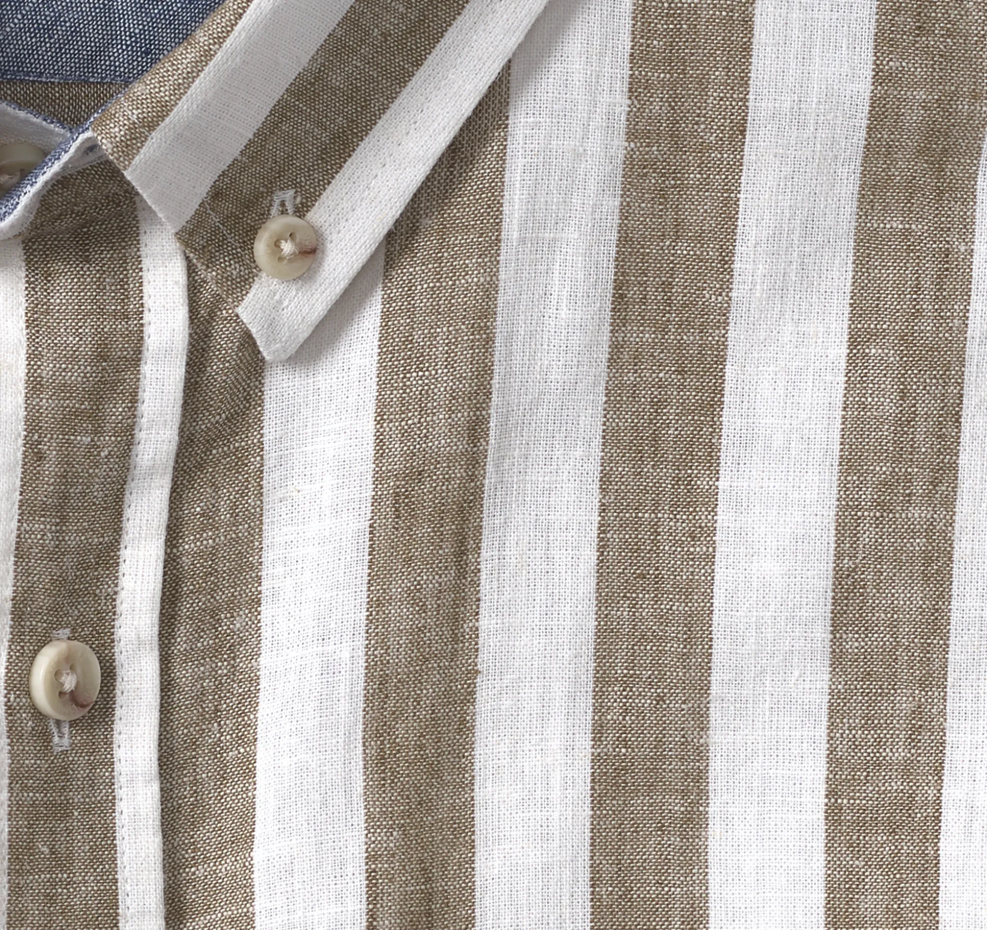 Stripe Linen-Blend Shirt