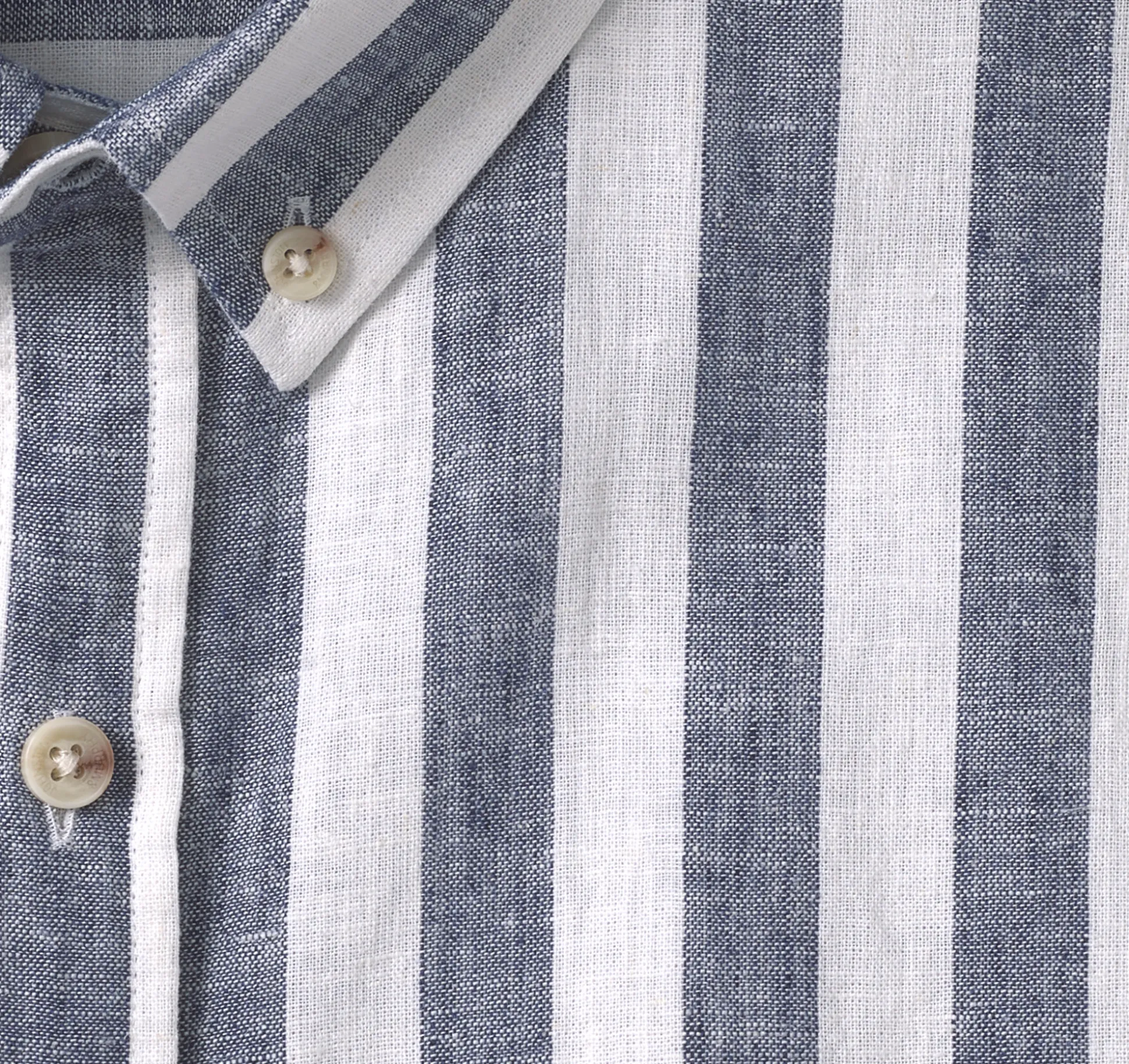 Stripe Linen-Blend Shirt