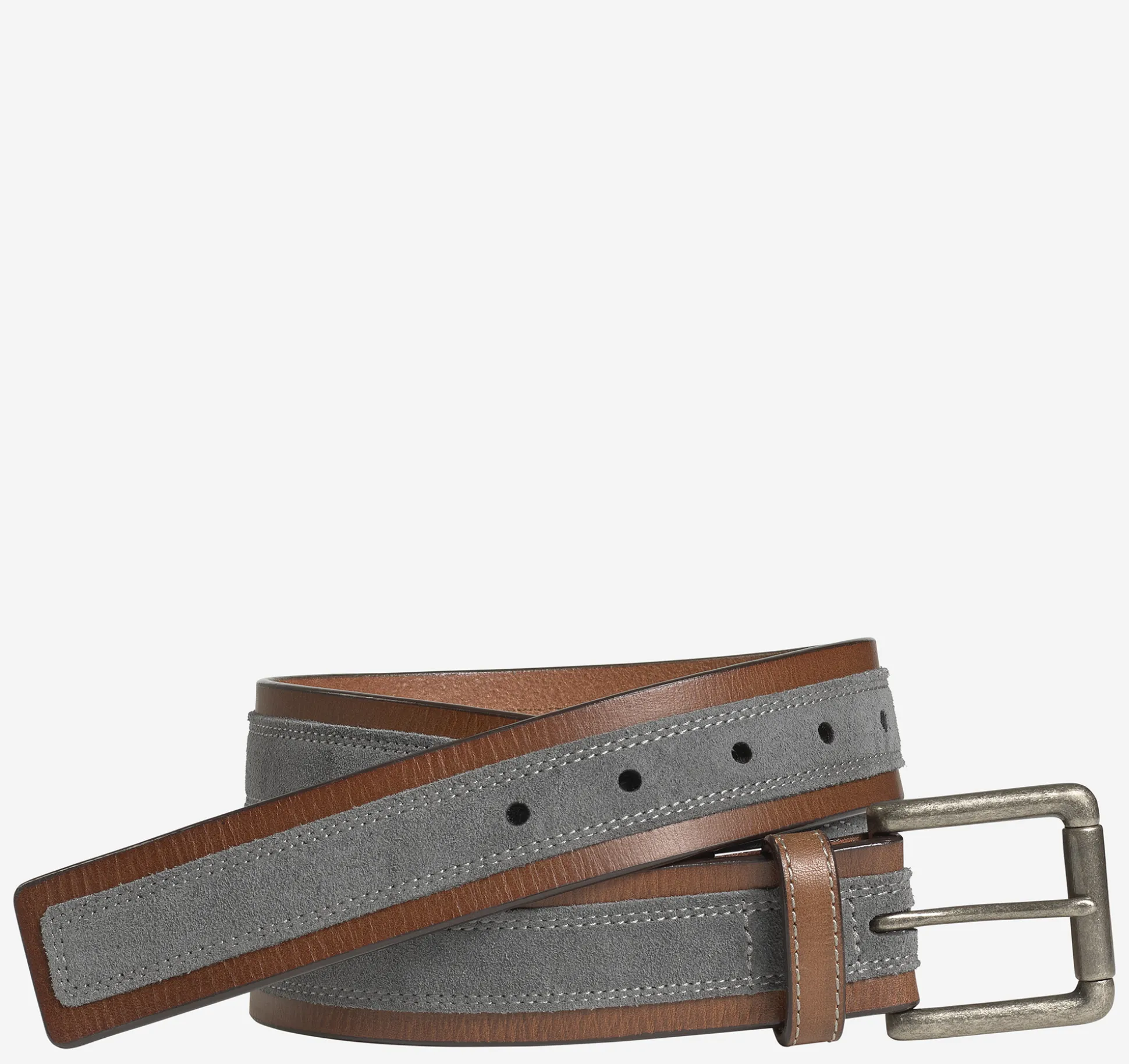 Suede Overlay Belt