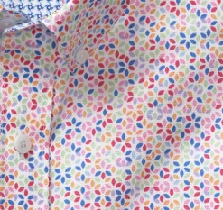 Textured Cotton Short-Sleeve Shirt