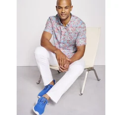 Textured Cotton Short-Sleeve Shirt