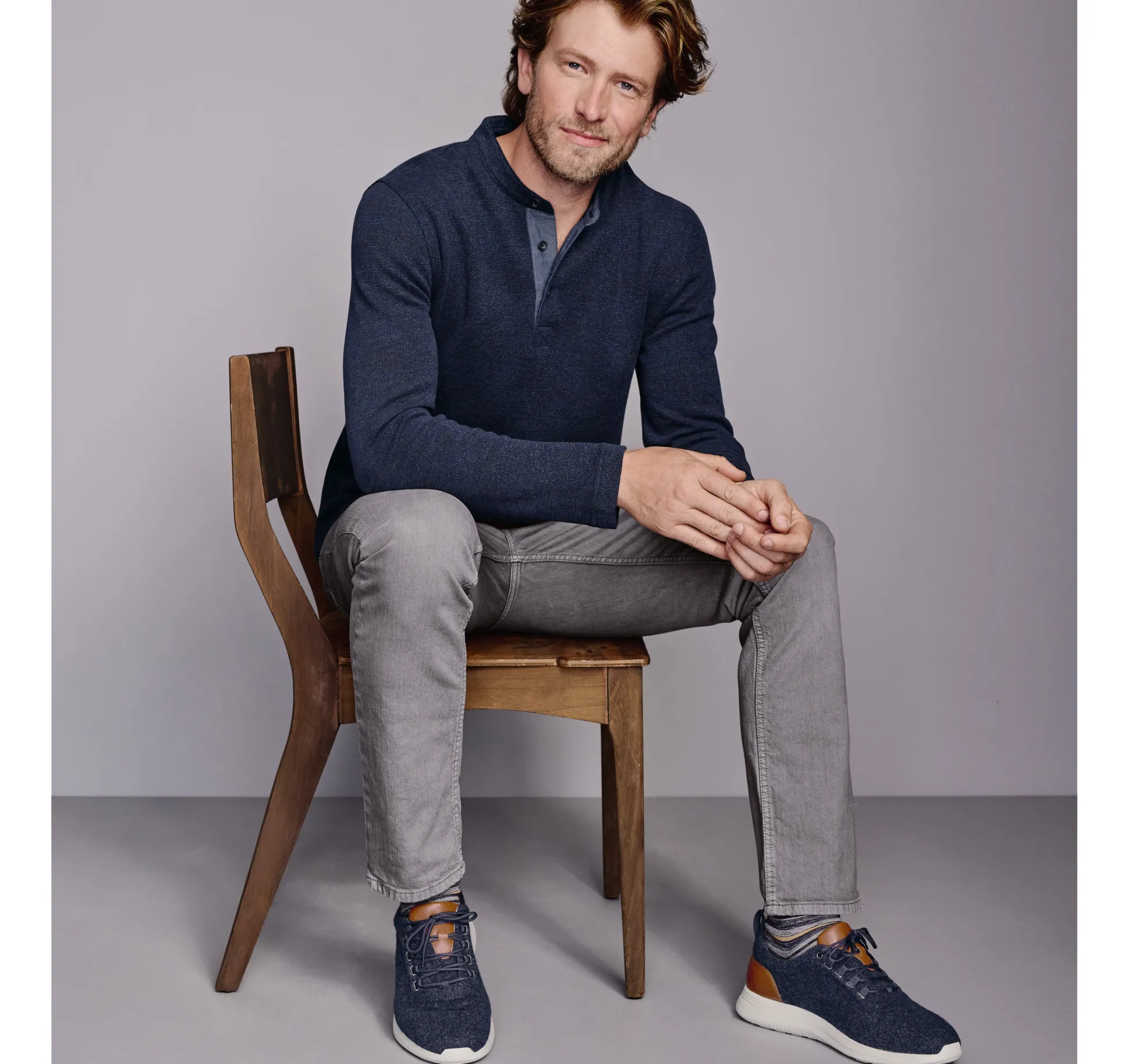 Textured Henley