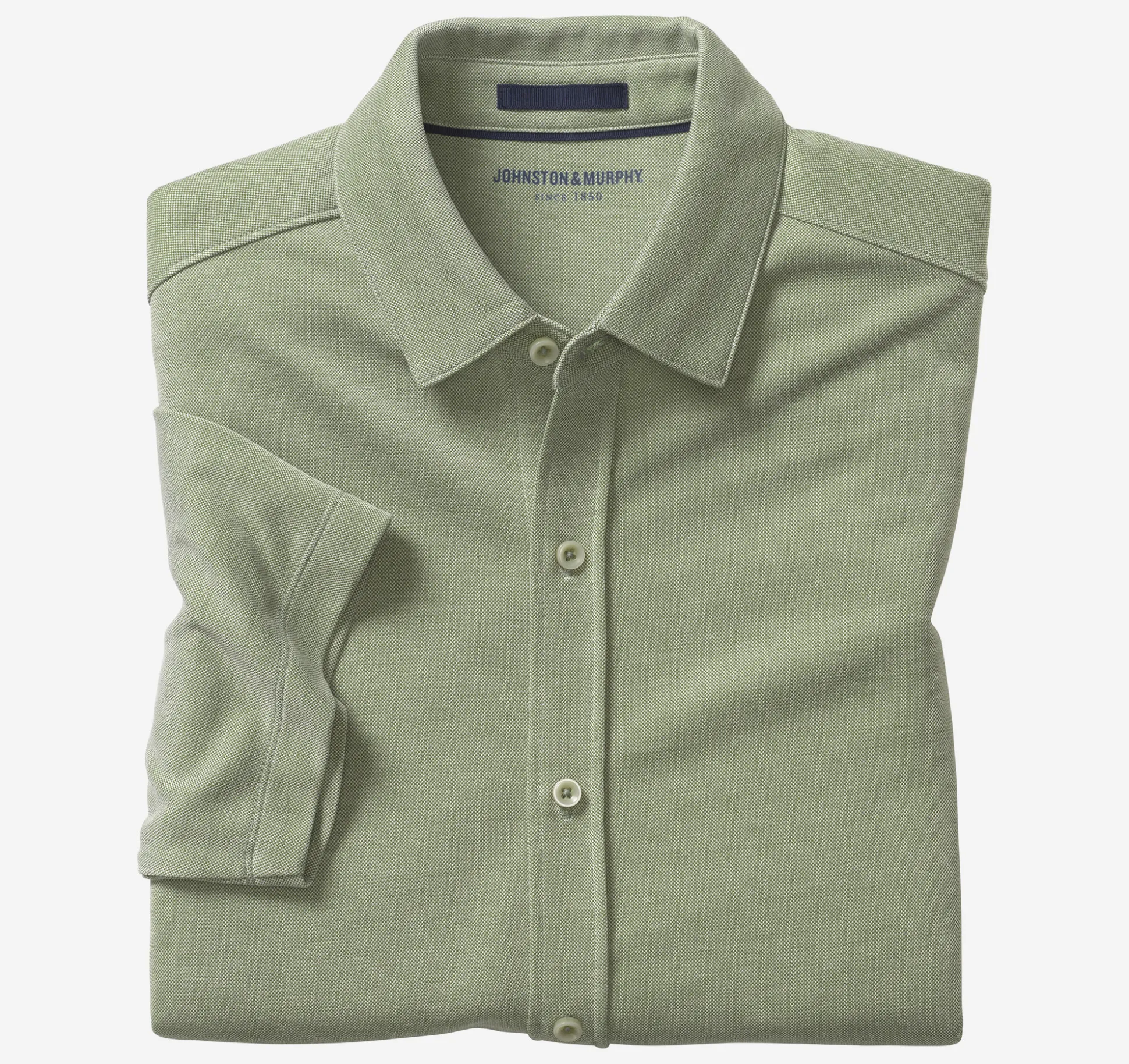Vintage Birdseye Button-Front Shirt
