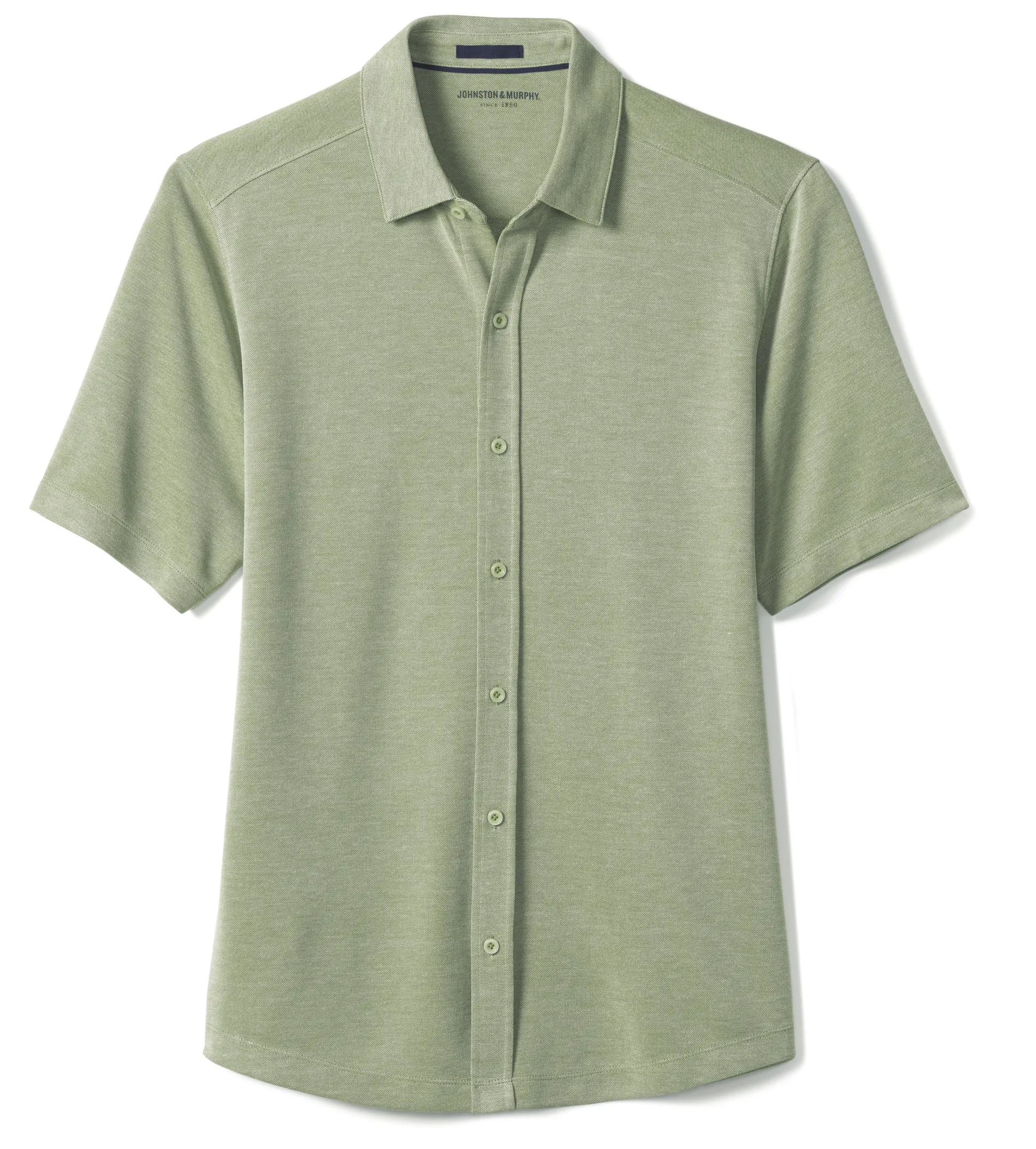 Vintage Birdseye Button-Front Shirt