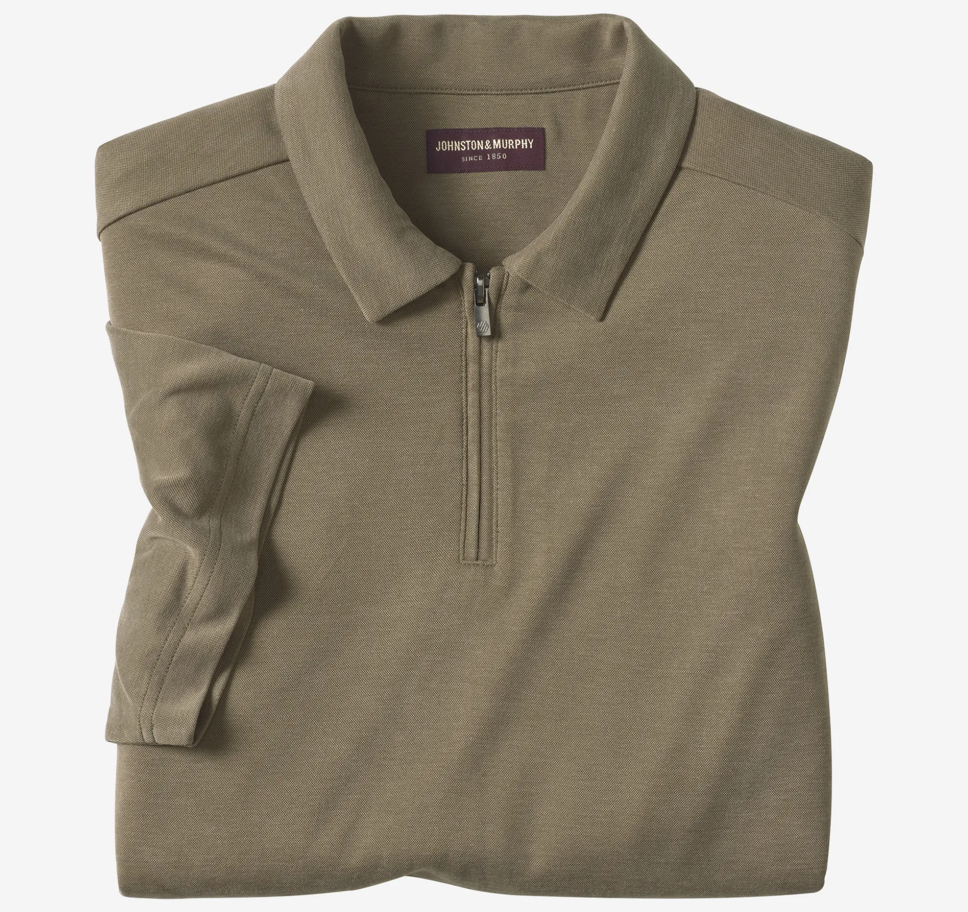 Vintage Birdseye Zip Polo