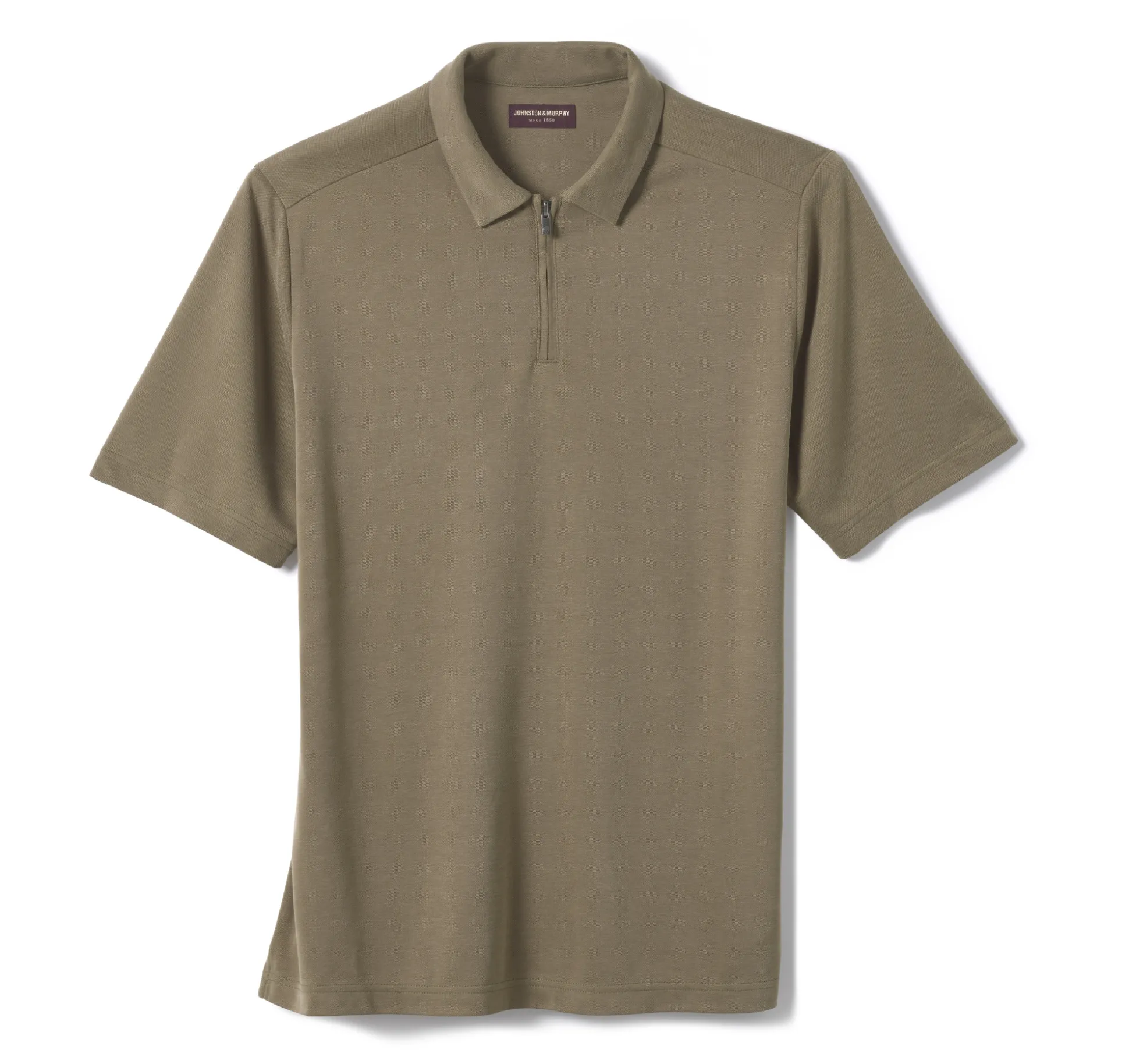 Vintage Birdseye Zip Polo