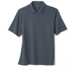 Vintage Birdseye Zip Polo