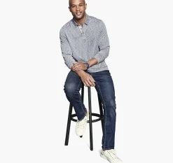 Vintage Slub Long-Sleeve Polo