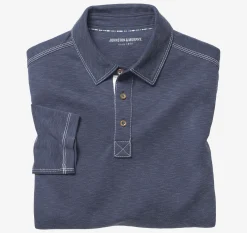 Vintage Slub Long-Sleeve Polo