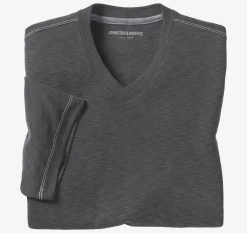 Vintage Slub V-Neck Tee