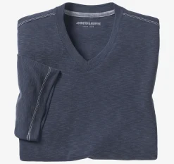 Vintage Slub V-Neck Tee