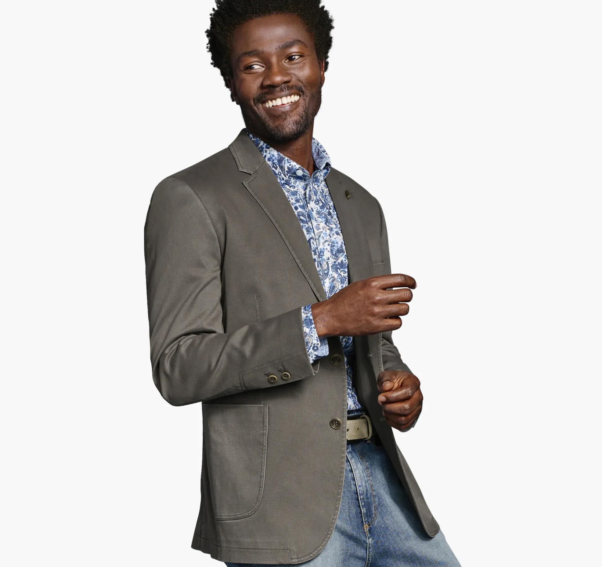 Washed Cotton Blazer