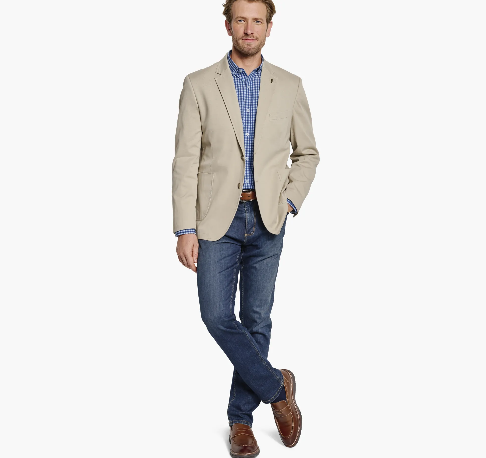Washed Cotton Blazer