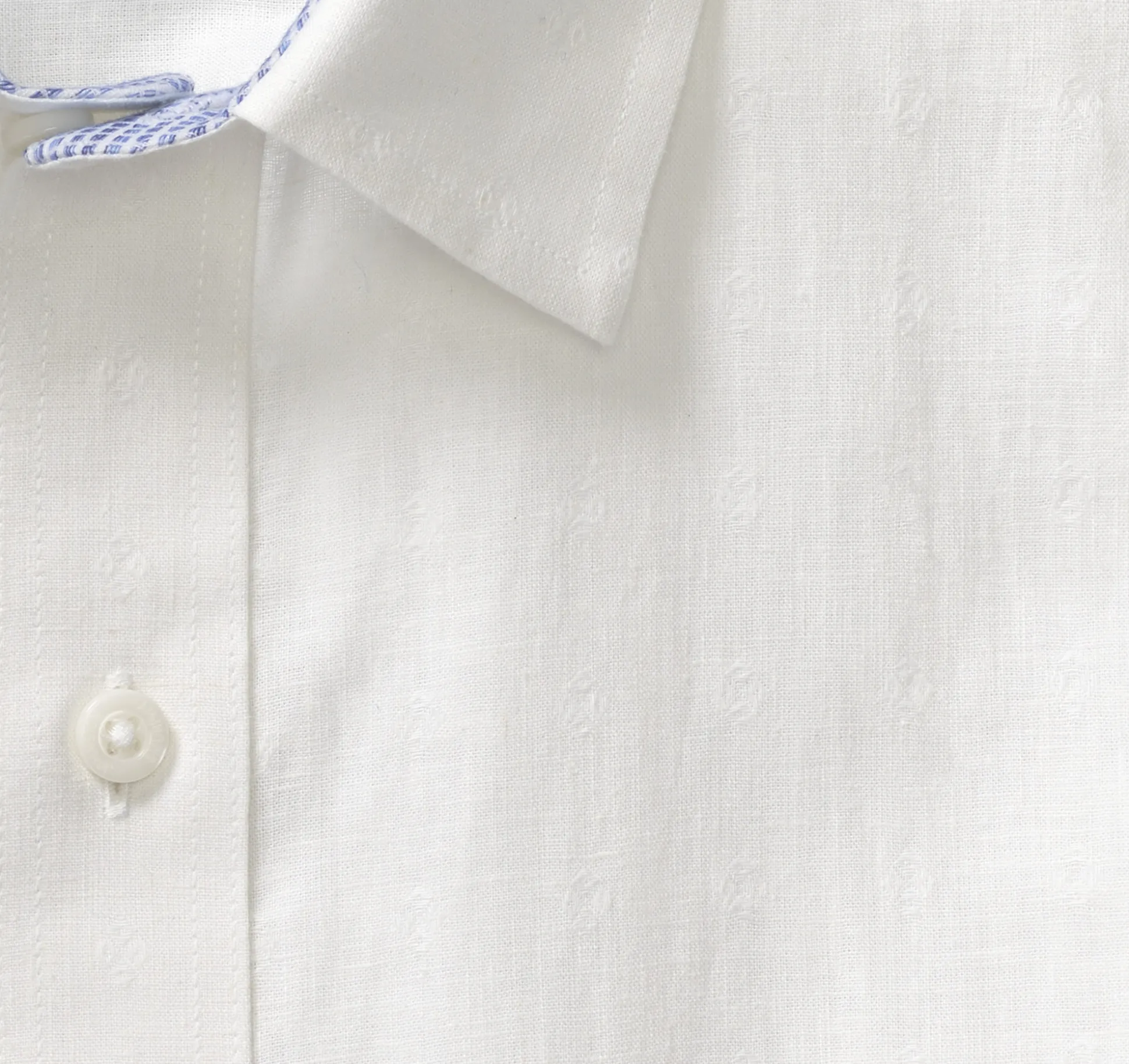 Washed Linen-Blend Shirt