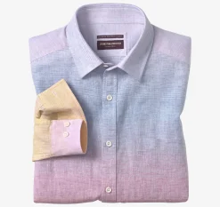 Washed Linen-Blend Shirt