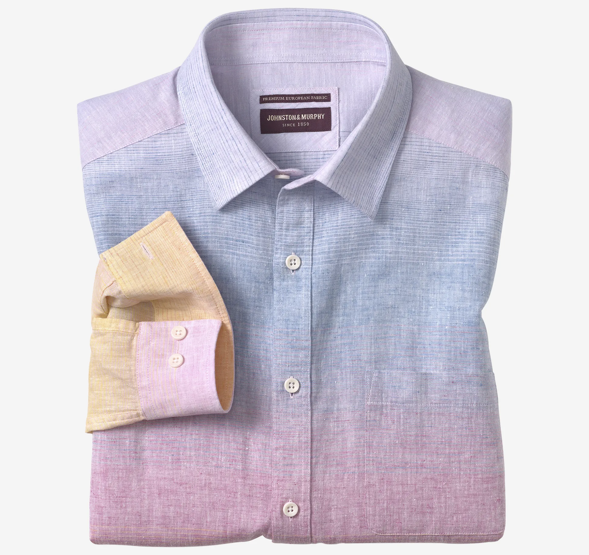 Washed Linen-Blend Shirt