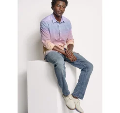 Washed Linen-Blend Shirt