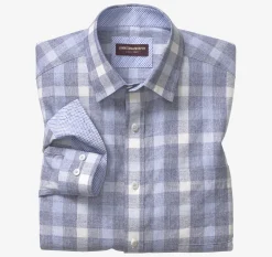 Washed Linen-Blend Shirt