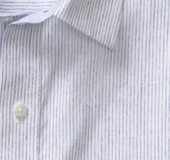 Washed Linen-Blend Shirt
