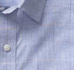 Washed Linen-Blend Shirt