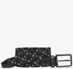 Woven Stretch-Knit Belt