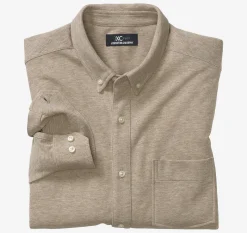 XC Flex® Birdseye Long-Sleeve Knit Shirt