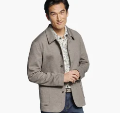 XC Flex® Knit Full-Button Blazer