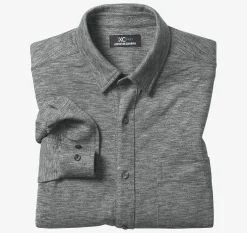 XC Flex® Stretch Textured Long-Sleeve Shirt