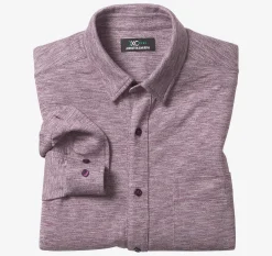 XC Flex® Stretch Textured Long-Sleeve Shirt