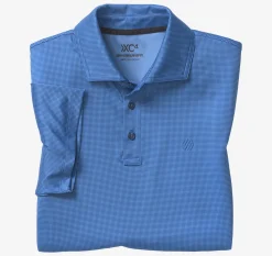 XC4® Performance Gingham Polo + Cool Degree