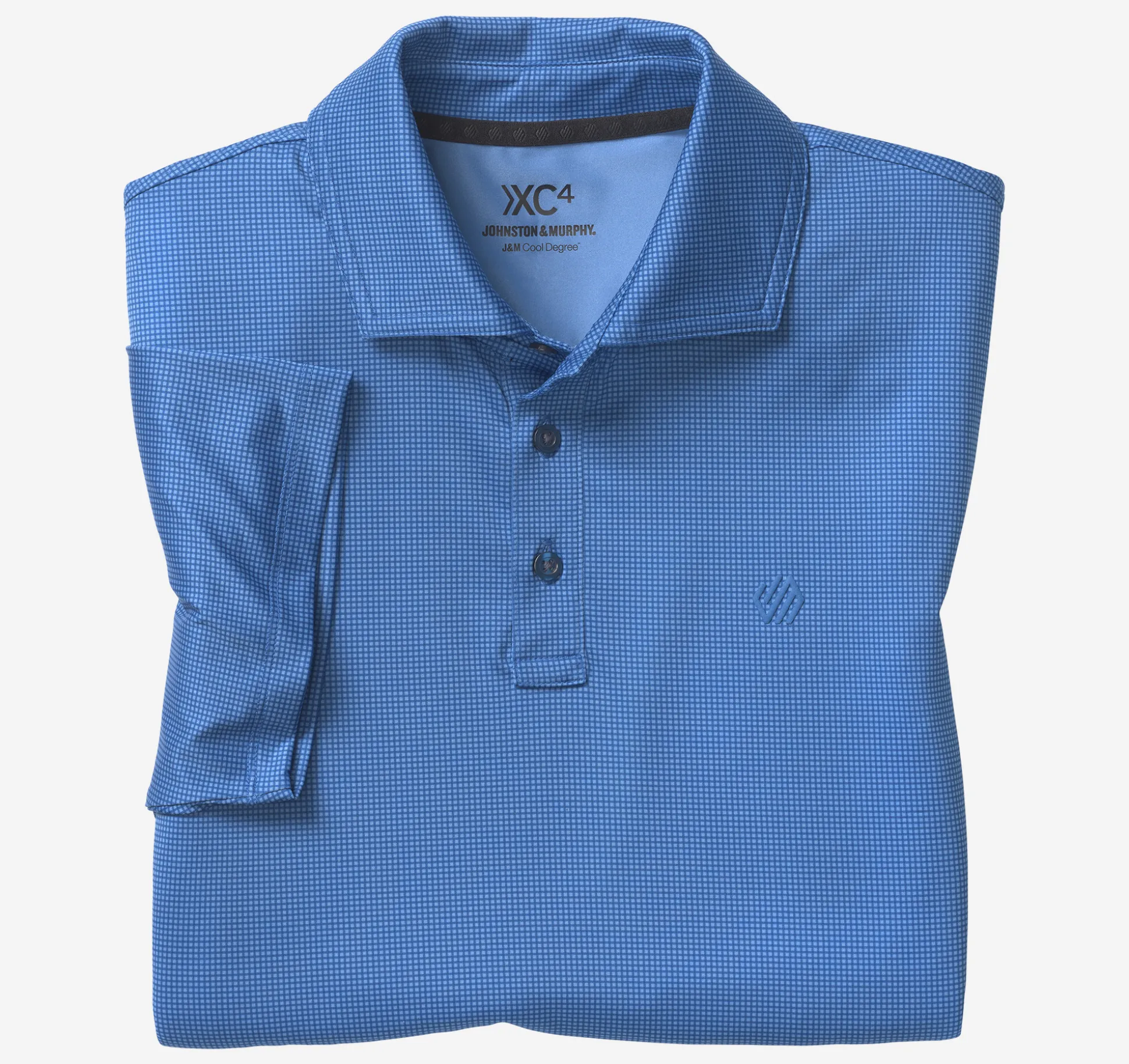 XC4® Performance Gingham Polo + Cool Degree